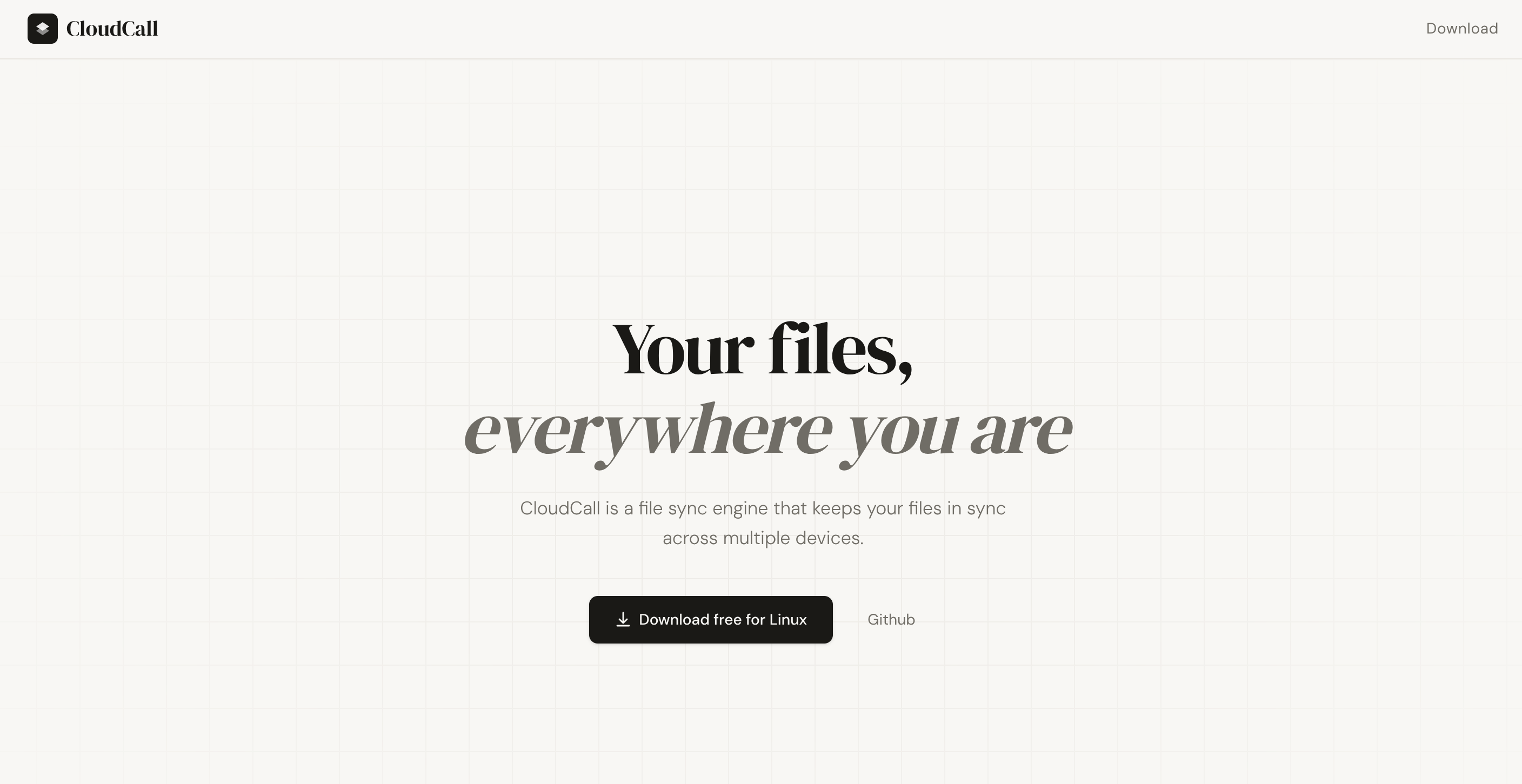 Cloudcall | File sync engine