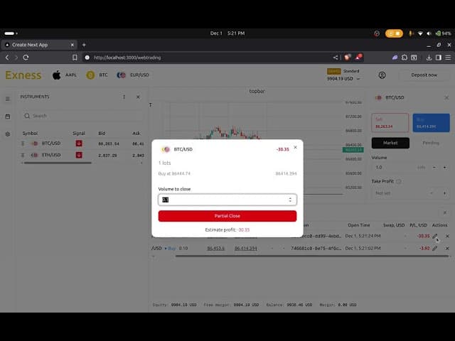 TradeX — Trading Platform